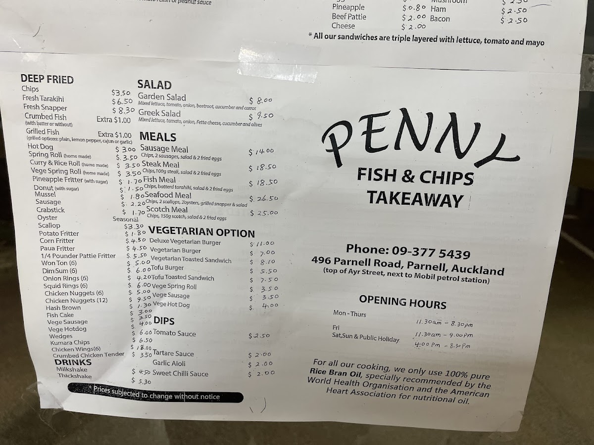 Menu Penny-4