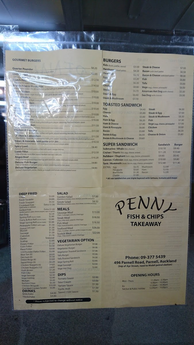 Menu Penny-6
